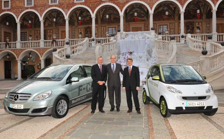 Auto elettriche a Monaco.          15 dicembre