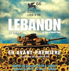 "Lebanon": un film contro la guerra.        7 genn...