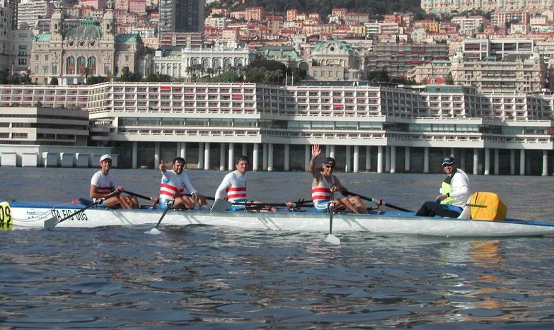 Canottaggio Internazionale nelle acque di Monaco. ...