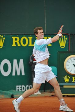 Andy Murray al  Monte-Carlo Rolex Masters di tenni...