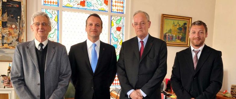 Il Ministro di Stato in visita al Comune di Monaco...