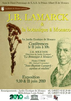 J-B Lamarck e la botanica a Monaco.