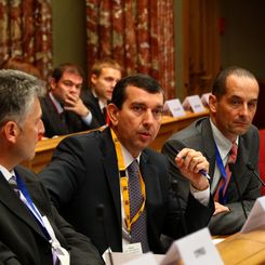 Jean-François Robillon in visita a Strasburgo.