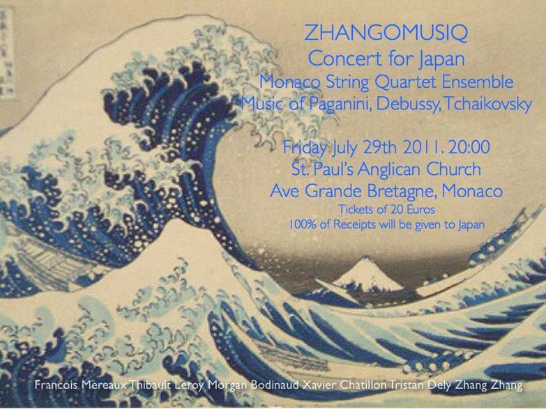 ZHANGOMUSIQ Concert for Japan