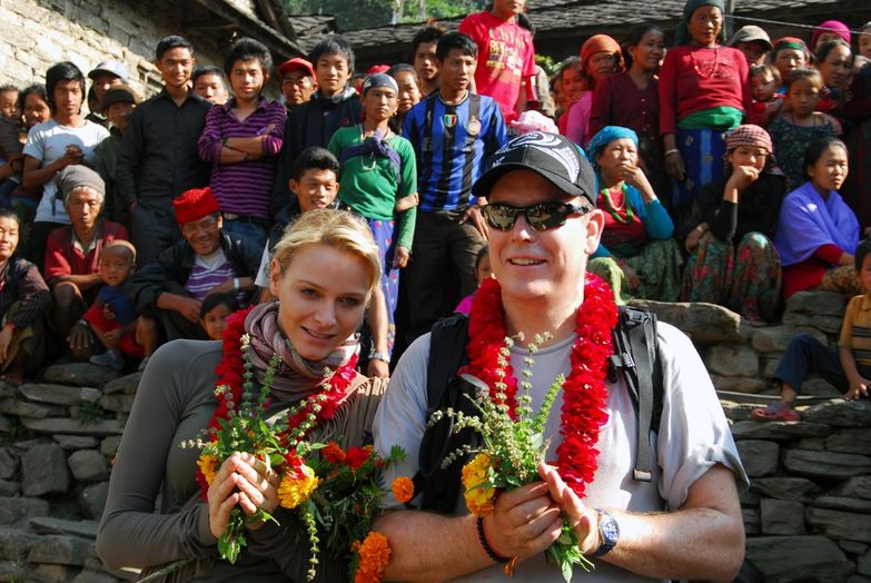 I Principi di Monaco in Nepal.