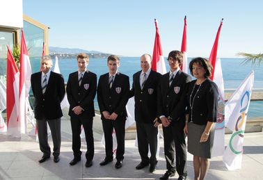 squadra del Monaco alle Olimpiadi della gioventù.j...