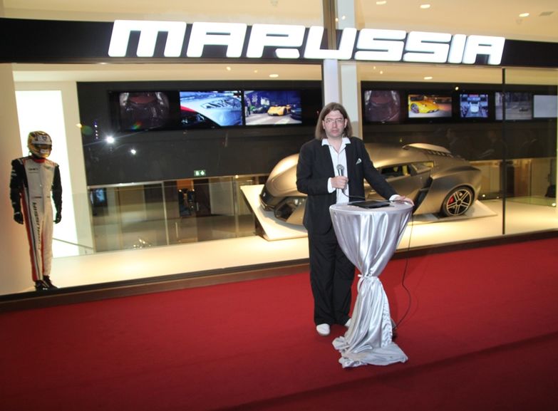 Marussia, l’auto sportiva russa.