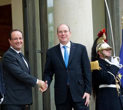 ALBERT II incontra FRANCOIS HOLLANDE