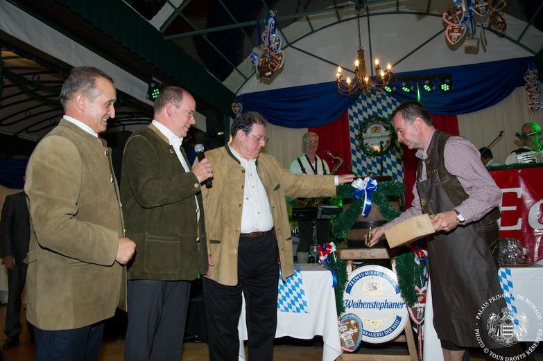 L'Oktoberfest monegasco inaugurato dal Principe