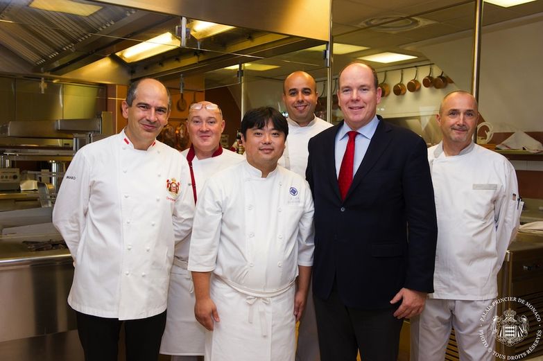 Lo Chef Hagi in visita a Palazzo